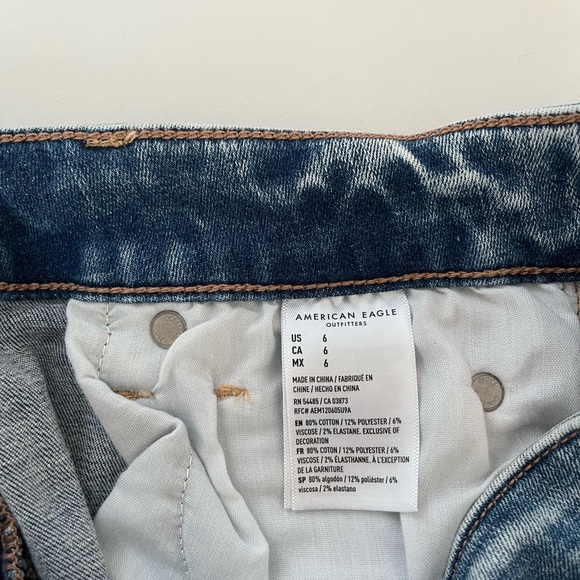 American Eagle Hi-Rise Shorttie Ne(x)t Level Stretch Size 6 - Picture 13 of 14